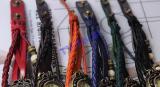 Watch bracelet leather beads on the button 6 colors vintage 2015 