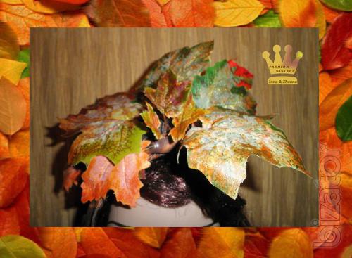 “Autumn Rhapsody” accessory headpiece. 