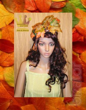 “Autumn Rhapsody” accessory headpiece. 