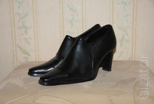 Ankle boots black leather 
