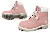 Pink Timberland boots
