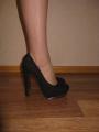 Black suede shoes 
