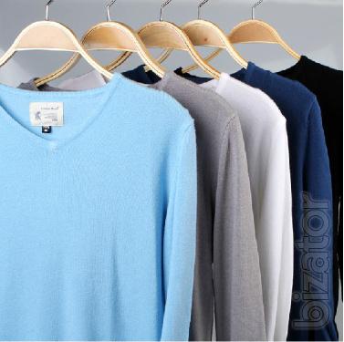 Slim men's sweater V-neck A 