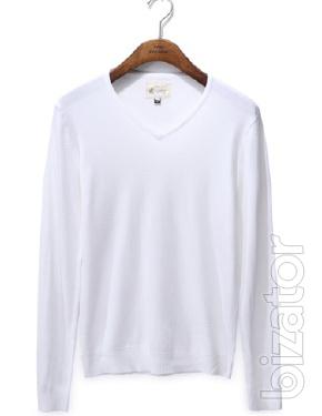 Slim men's sweater V-neck A 