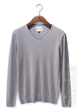 Slim men's sweater V-neck A 