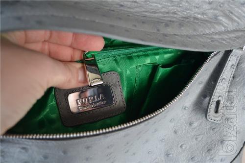 Bag Furla Gray leather Piper, master 