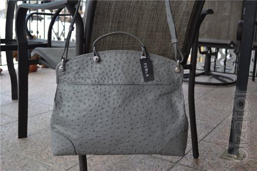 Bag Furla Gray leather Piper, master 