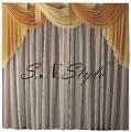 Lambrequin, curtains, curtains, net curtains. 