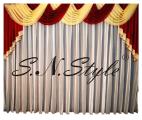 Lambrequin, curtains, curtains, net curtains.