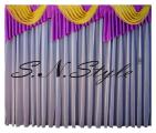 Lambrequin, curtains, curtains, net curtains.