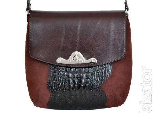 Women's leather bags, wallets, clutches 