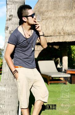 Linen shorts for men A 