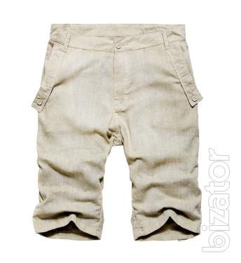 Linen shorts for men A 