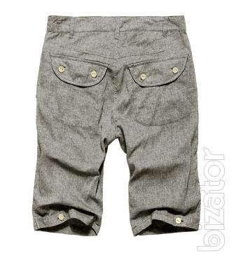 Linen shorts for men A 
