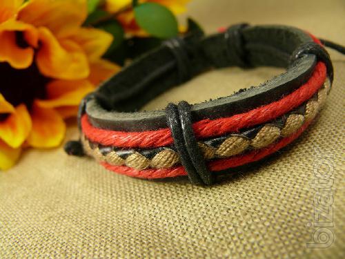Bracelets leather assortment, handmade 