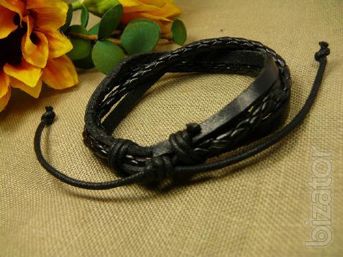 Bracelets leather assortment, handmade 