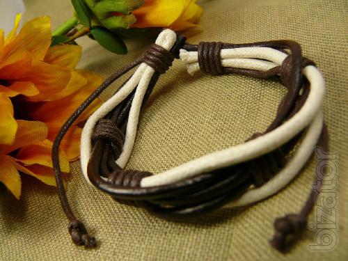 Bracelets leather assortment, handmade 