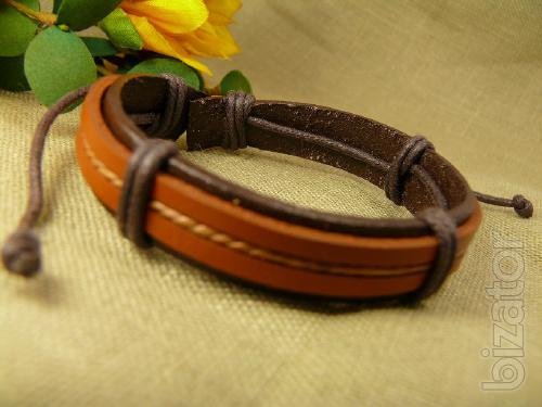 Bracelets leather assortment, handmade 