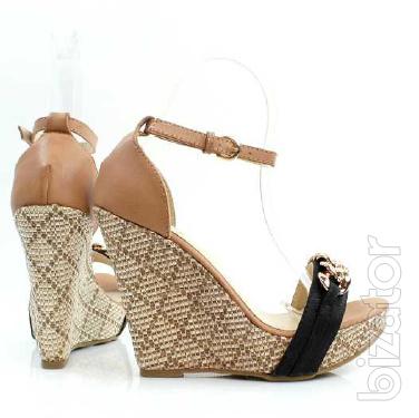 Sale! Beautiful sandals wedge size 37 
