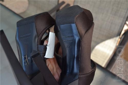 Jil Sander sandals Satin, original 