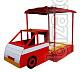 Sandbox with cover "Fire engine" 