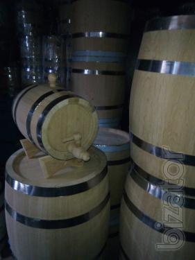 Oak barrels for pickles and wines, cognac. from 3 to 500 litres. 