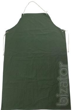 Apron PVC, green 