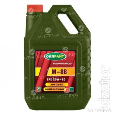 The oil is motor OIL RIGHT М8В 20W-20 SD, CB (2483) 10l | 4107274 