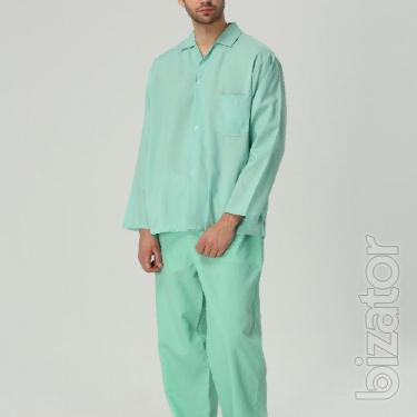 Coarse calico pajamas for men 