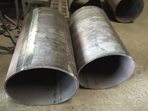 The manufacture of shells and cones, cutting, rolling sheet metal 