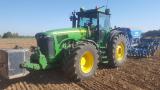Tractor John Deere 8520 2005, Nara. -7900 m/h, power HP 334, box Powersfift. Tractor John Deere 8520 2005, Nara. -7900 m/h, power HP 334, box Powersfift.