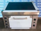 Electric stove with oven for canteens and catering Electric stove with oven for canteens and catering