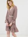 Dress season beige polka dot Dress season beige polka dot
