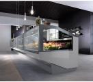 Candy showcases a New order. Refrigerated pastry showcases Candy showcases a New order. Refrigerated pastry showcases