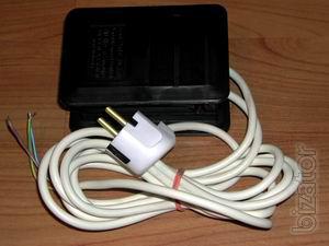 rheostat pedals for fine adjustment of commutator motor turns 