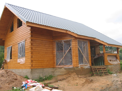 Wooden houses, cottages, summer residences, baths, small architectural forms from dry profiling bar http://www.stroidrev.narod.r 