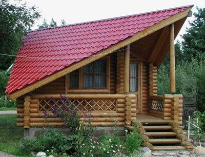 Log homes from polar pine 