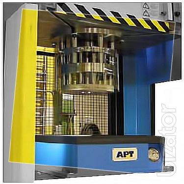 Hydro-forming press with pressure dome 
