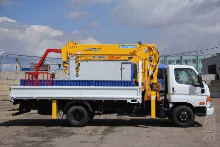 Rental of cranes and machinery 