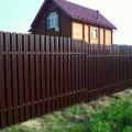 Забор из евроштакетника Забор из евроштакетника