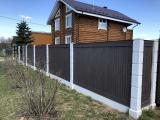 Забор из архитектурного бетона Забор из архитектурного бетона