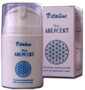 Лечебно-профилактическая косметика ТМ "Vitaline" - Мазь Аверсект Лечебно-профилактическая косметика ТМ "Vitaline" - Мазь Аверсект